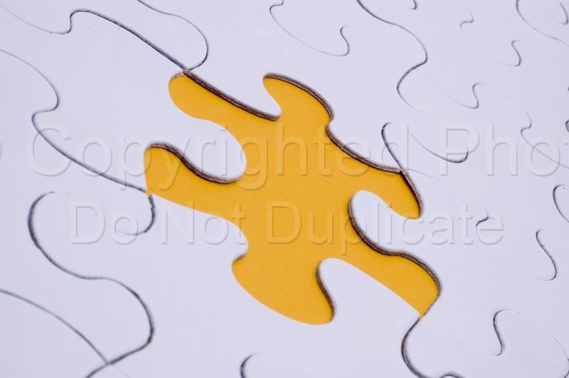 Stock Shots puzzle, problem puzzling, solutions, concepts, ideas, solving, business, commerce, yellow, white, pieces, games, pastime